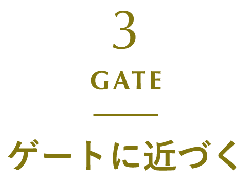 3 GATE Approach the gate