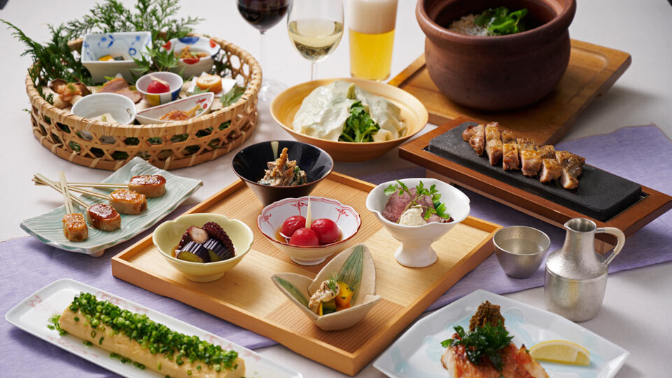 Obanzai (Kyoto-style home cooking), grilled dishes, and sake: Nana Ninomaru-tei